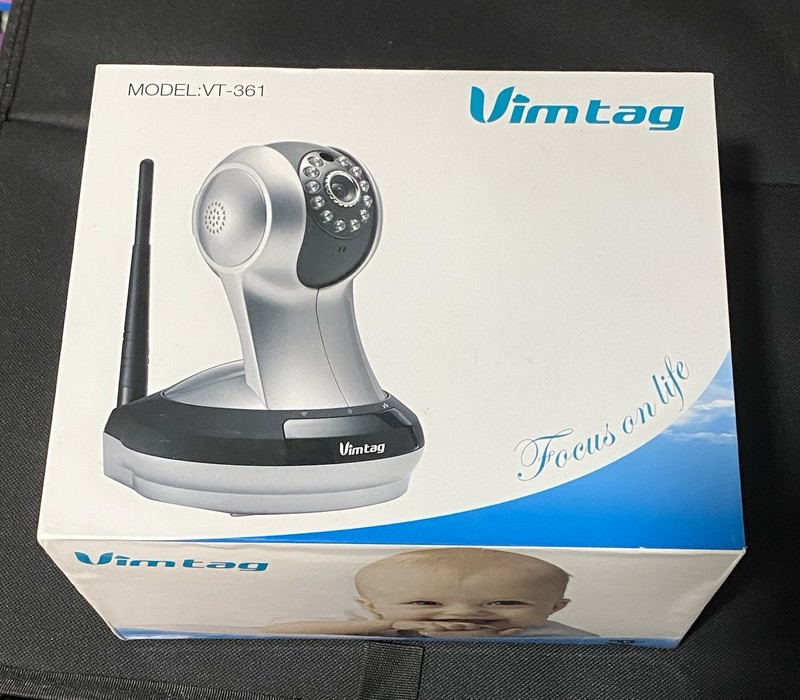 BRAND NEW Vimtag Baby Monitor VT-361 Wi-Fi Security Camera HD