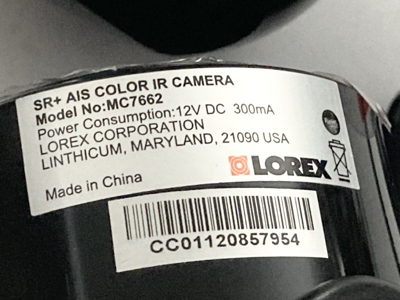 Two NEW LOREX Security Bullet Cameras Model MC7662 PLUS Cables/Brackets gallery