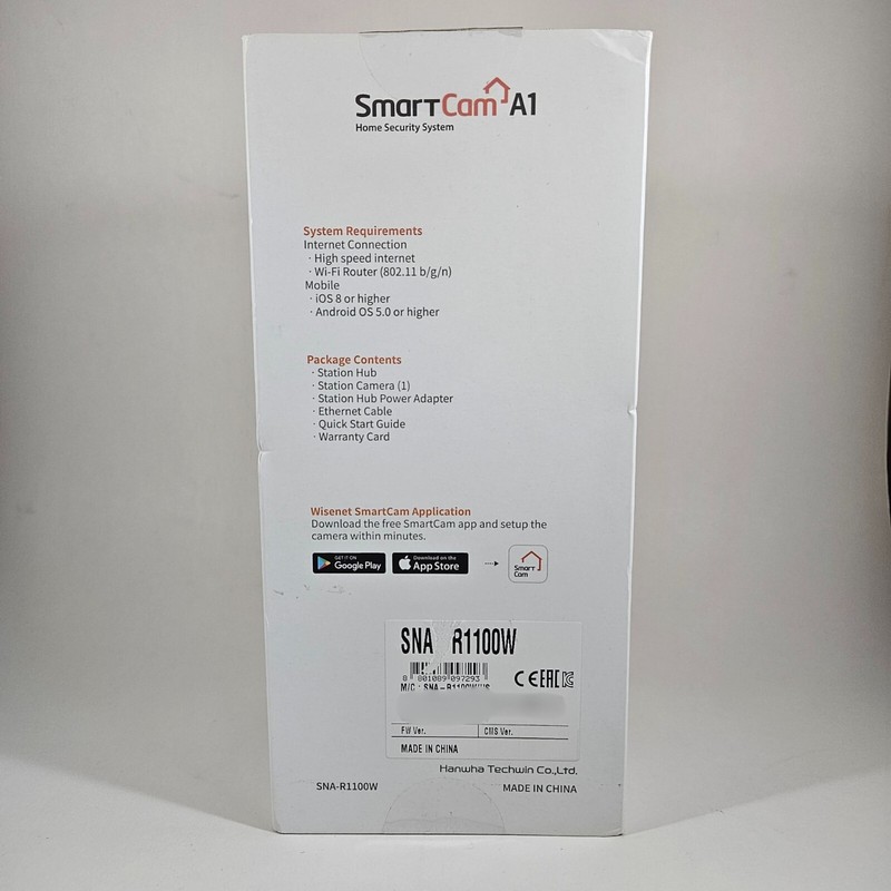 Samsung WiseNet SmartCam A1 Home Security Camera 1080p Pan/Tilt Two-Way Talk NIB gallery