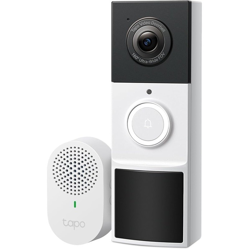 2K Video Doorbell W/ Night Vision Two-Way Audio Smart AI Detection 160° FOV New