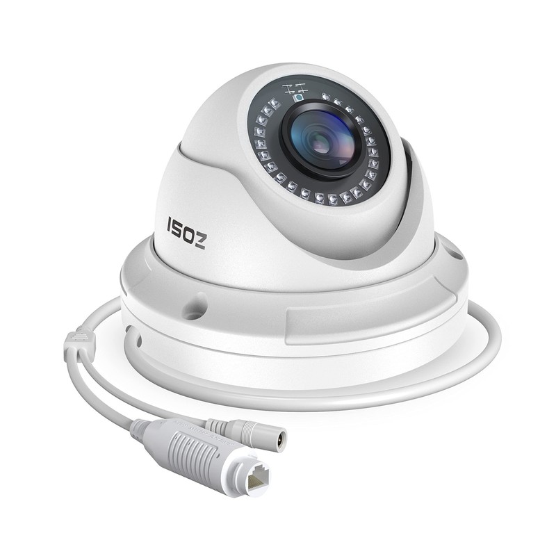 5MP Add-on POE IP Camera Outdoor Indoor Dome Camera with Night Vision Only Wo…