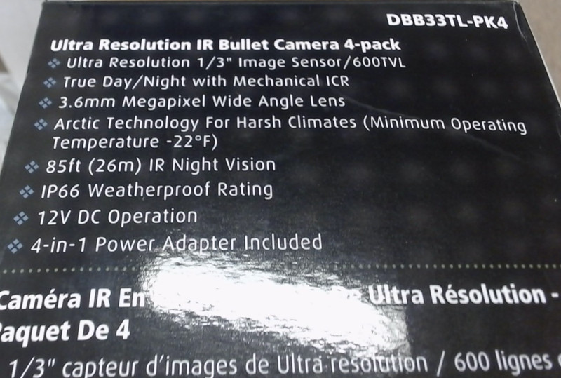 Digimerge 4-pack IR bullet security camera gallery