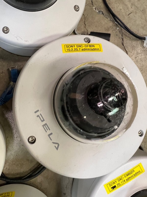 Sony Impela-Panasonic- JVC-Toshiba-Samsung -LARGE LOT OF 25 CCTV CAMERAS-AS-IS gallery