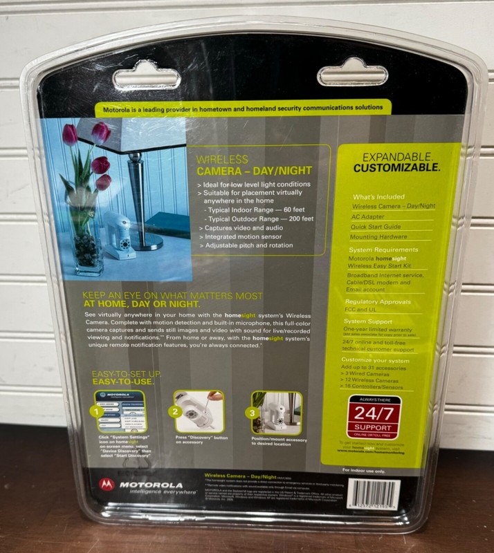 NEW Motorola Homesight Wireless Day/night Camera for Homesight System gallery