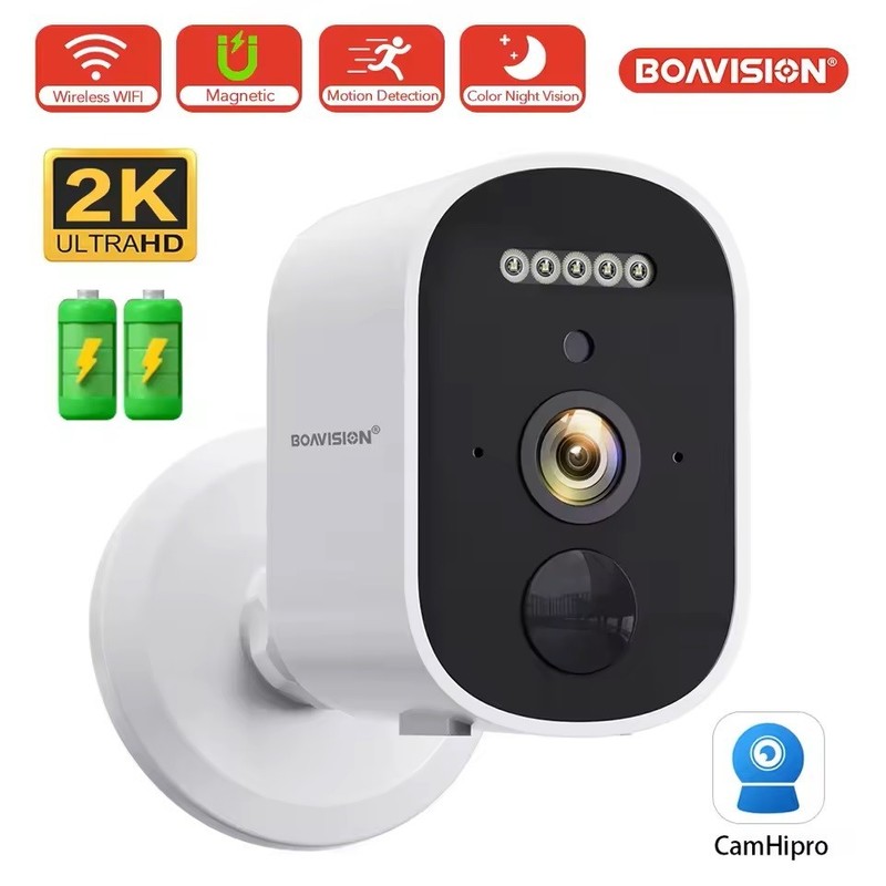 Wireless Security Camera For Home Outdoor Security, Battery Powered 2K HD