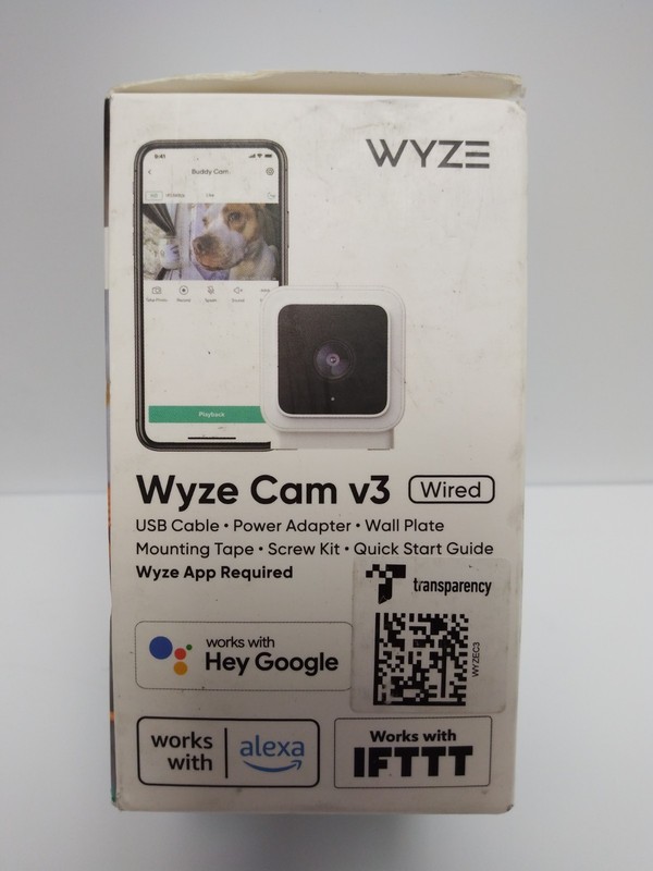 WYZE v3 Wired 1080 HD Indoor/Outdoor Smart Home Security Camera Night Vision NEW gallery