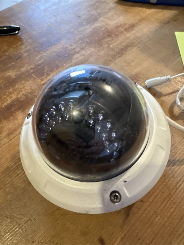 IP Security Dome Camera White Tested & Working HNC304-VDZ Nice gallery