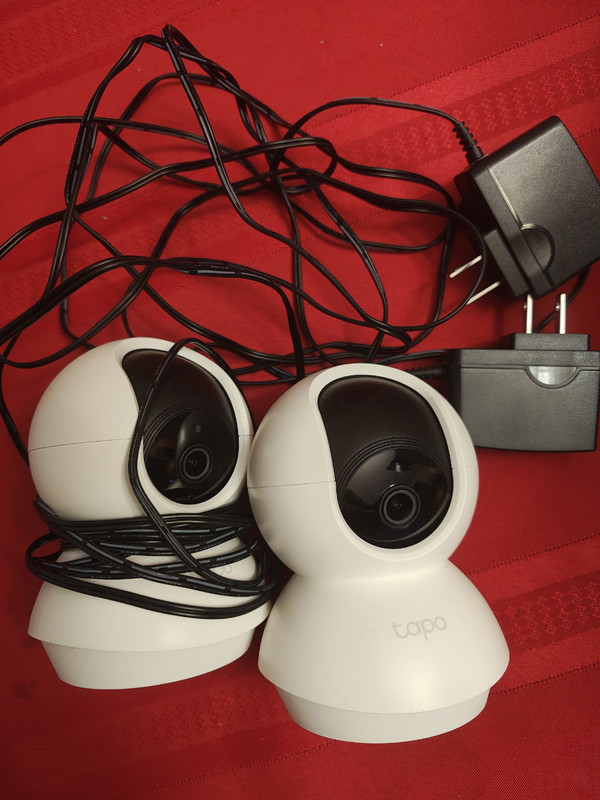 TP-Link Tapo 2K Pan/Tilt Security Camera Motion Detection 2pack