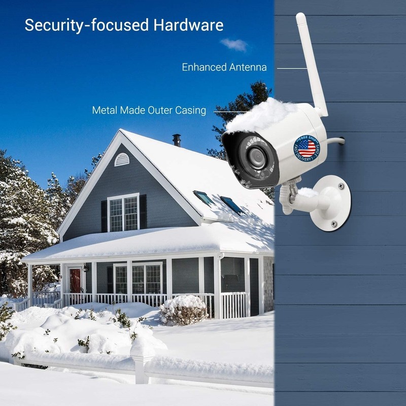 Camaras De Seguridad Para Exterior 1080P HD Wifi Inalambrica Con Vision Nocturna gallery