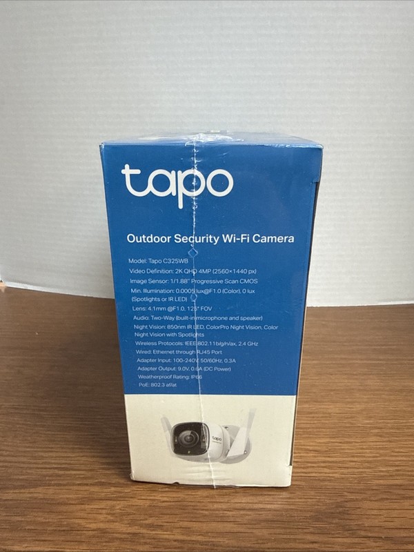 Tapo TP-Link C325WB ColorPro Wi-Fi Outdoor 2K QHD + ColorPro NEW/SEALED!! gallery