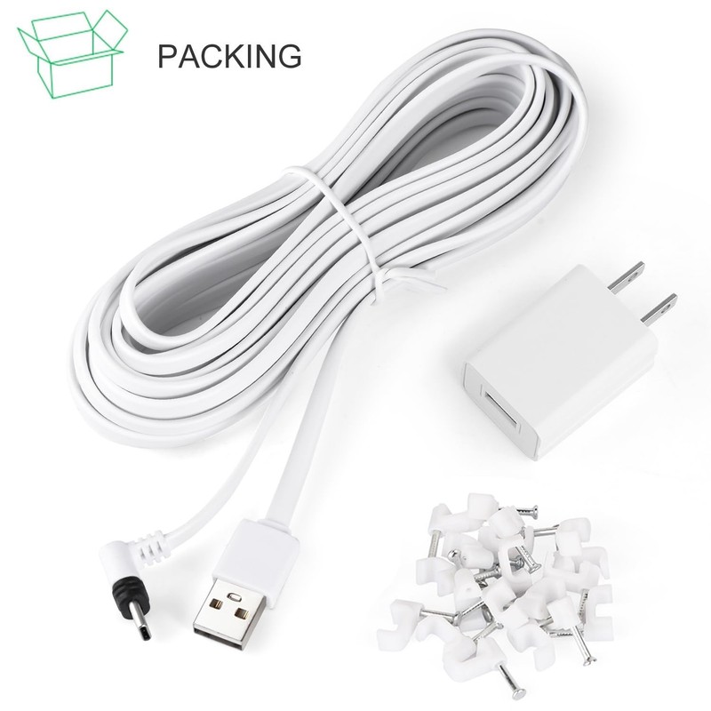 25FT Power Cable Compatible with Arlo Essential 2K Outdoor Security Camera 2n... gallery
