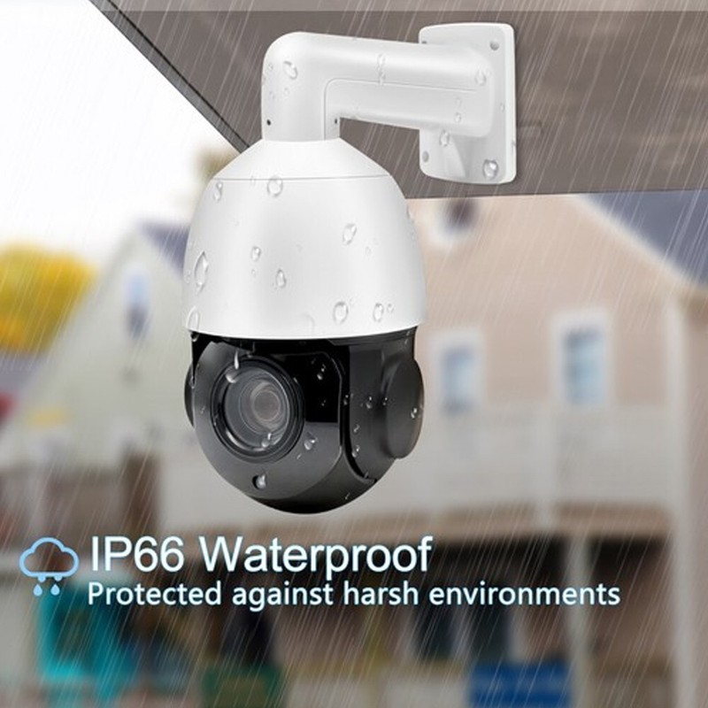 Vikylin 5MP 18X Zoom PTZ Camera IR POE 2 Way Audio Auto Tracking Speed Dome gallery