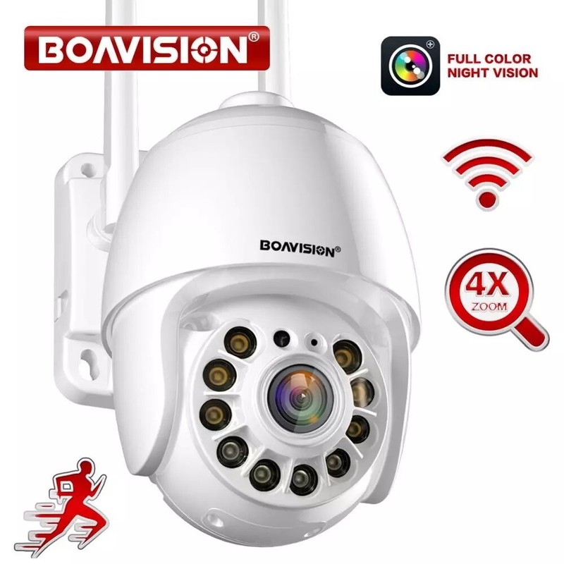 BOAVISIOn 2Pack Wireless WiFi IP Camera Home Security 360° View Auto Tracking gallery
