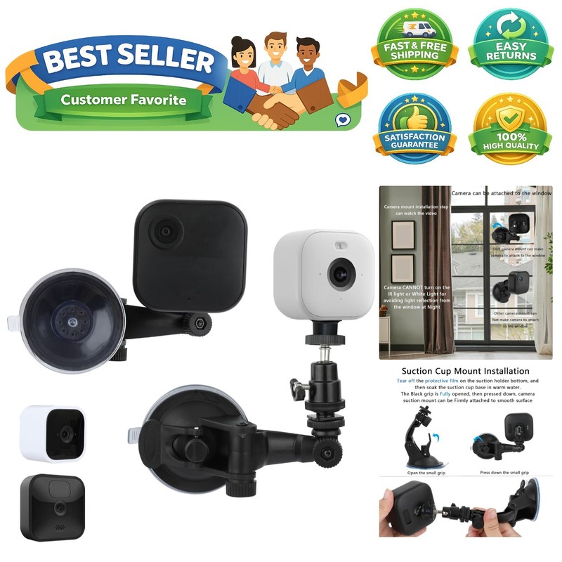 Suction Cup Mount Compatible with Blink Outdoor 4, 3, Blink Mini 2, Blink Min…