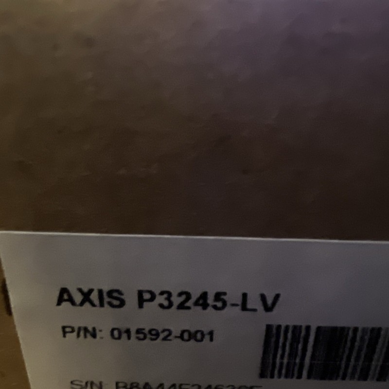 Axis P3245-LV Security IP Network Camera New In Box Sealed gallery
