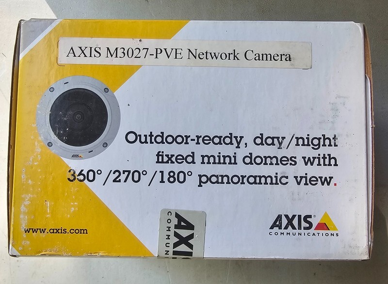 Axis M3027-PVE Panoramic Security Camera POE(7)