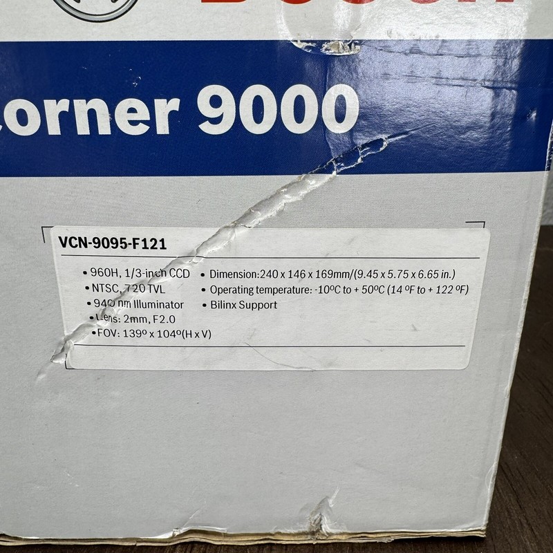 Bosch FLEXIDOME corner 9000 VCN-9095-F121 720 TVL Corner-Mount Camera gallery