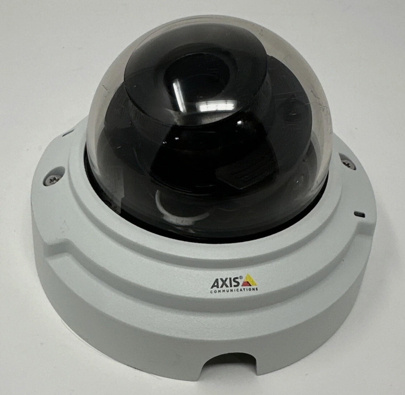 GRADE A AXIS P3375-LV 2MP 1080p IP Security Camera, IR Mini Dome, Indoor, Smoked