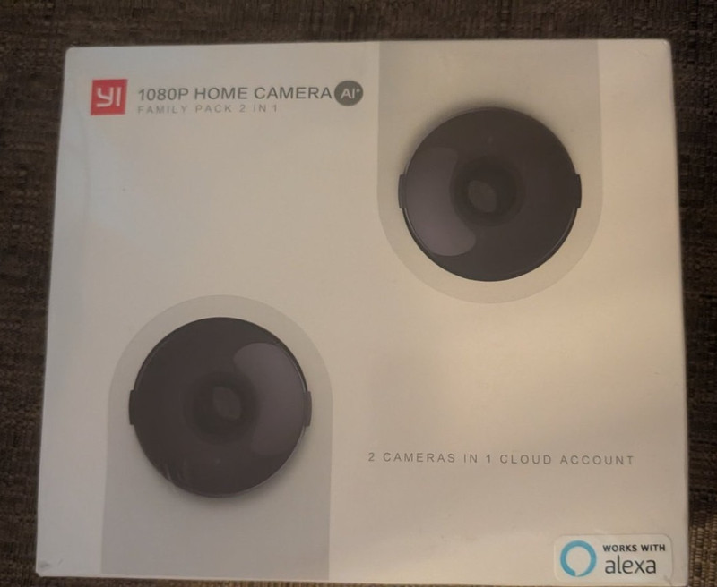 YI 1080P Home Camera AI Family Pack 2-in-1 – 2 Cameras In 1 Cloud Account
