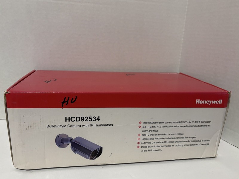 Very Rare Honeywell Bullet Style Camera With IR Illuminators HCD92534 Open Box gallery