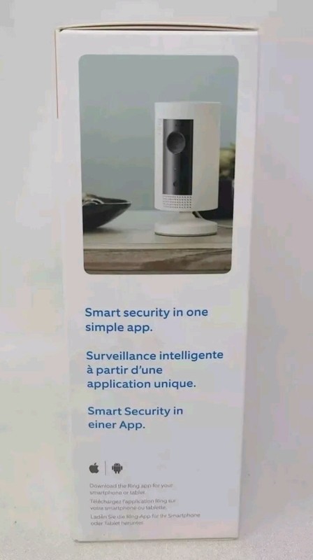 Ring Indoor Cam Plug-In Security Camera Hazelnut White. SEE DESCRIPTION gallery