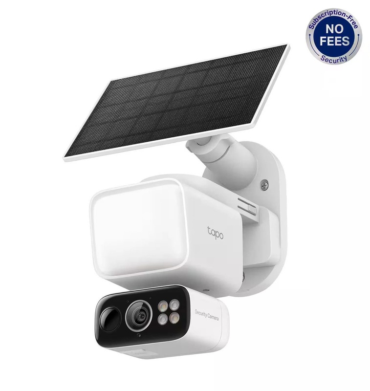 NEW TP-Link - Tapo Floodlight and Wireless Pan-Tilt Security 2K QHD Camera, 360° gallery