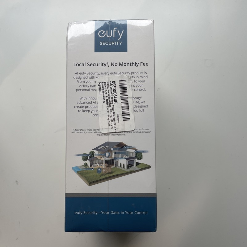 Eufy Security by Anker 1080p Video Doorbell - Black Battery Powered New Sealed gallery