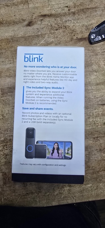 Blink Video Doorbell (without Sync Module Untested gallery
