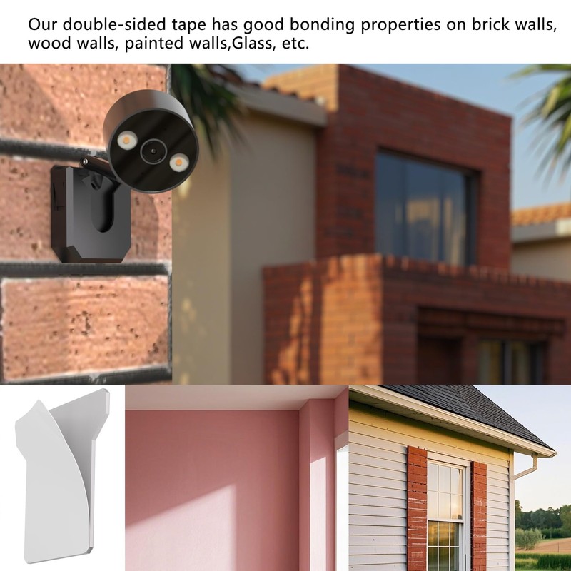 No Drill Wall Mount Compatible with Tapo C120 2 Pack - Strong Adhesive Bracket gallery