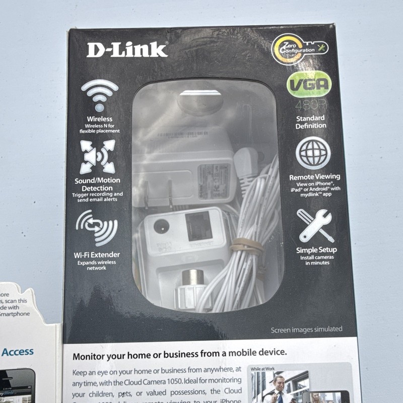 D-Link Cloud Camera 1050 DCS-931L Wi-Fi Indoor IP Cam Motion/Sound mydlink 480p gallery