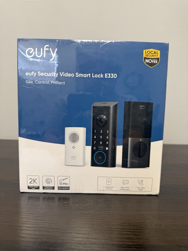 Eufy Security Smart Lock E330 Entry Door Lock with 2K Video Doorbell –