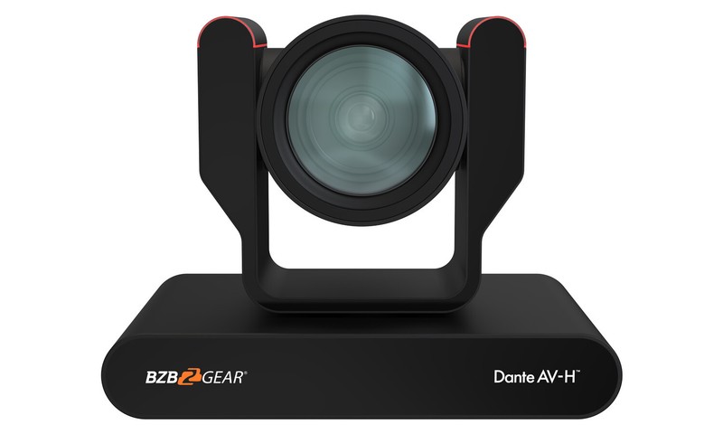 BZBGEAR 25X 4K HDMI 2.0/12G-SDI/USB 2.0/USB 3.0 Dante AV-H PTZ Camera/Black