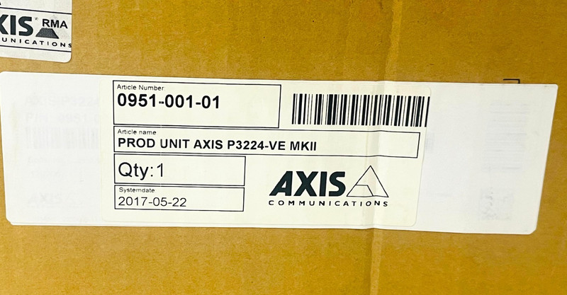AXIS P3224-VE MKII Network Camera 0951-001-01 gallery