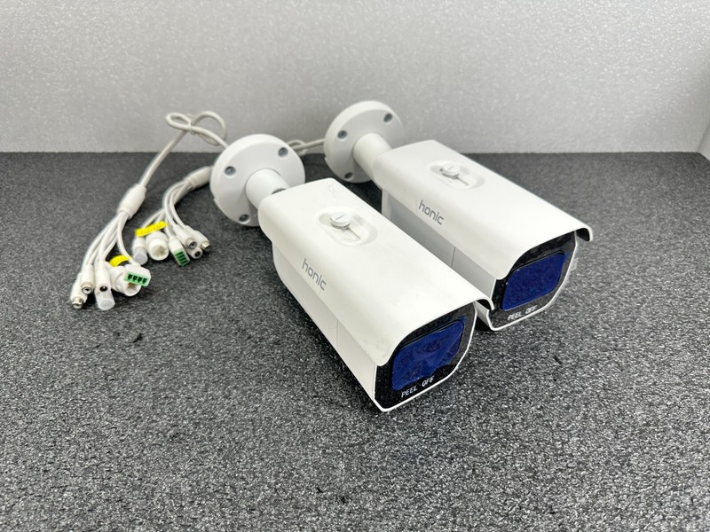 LOT OF 2 Honic HN-4KZ Ultra hd 4k 8mp outdoor poe ip camera 3.6-11mm lens 🚚 gallery