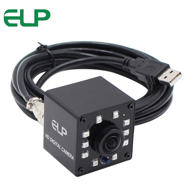 Web Camera 1.3Megapixel AR0130 Wide angle IR USB Camera with 850nm Infrared LED