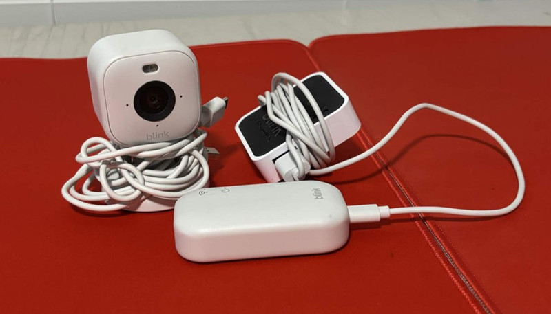 Blink Mini 2 2-Pack Indoor/Outdoor Plug-In IP Cameras, Two-Way Audio, White