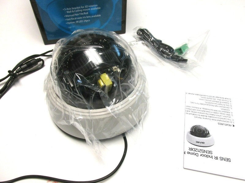 NIB .. SENS 3D Rotation Camera, Indoor, Color Cat# SENS212DIR .. VR-01 gallery