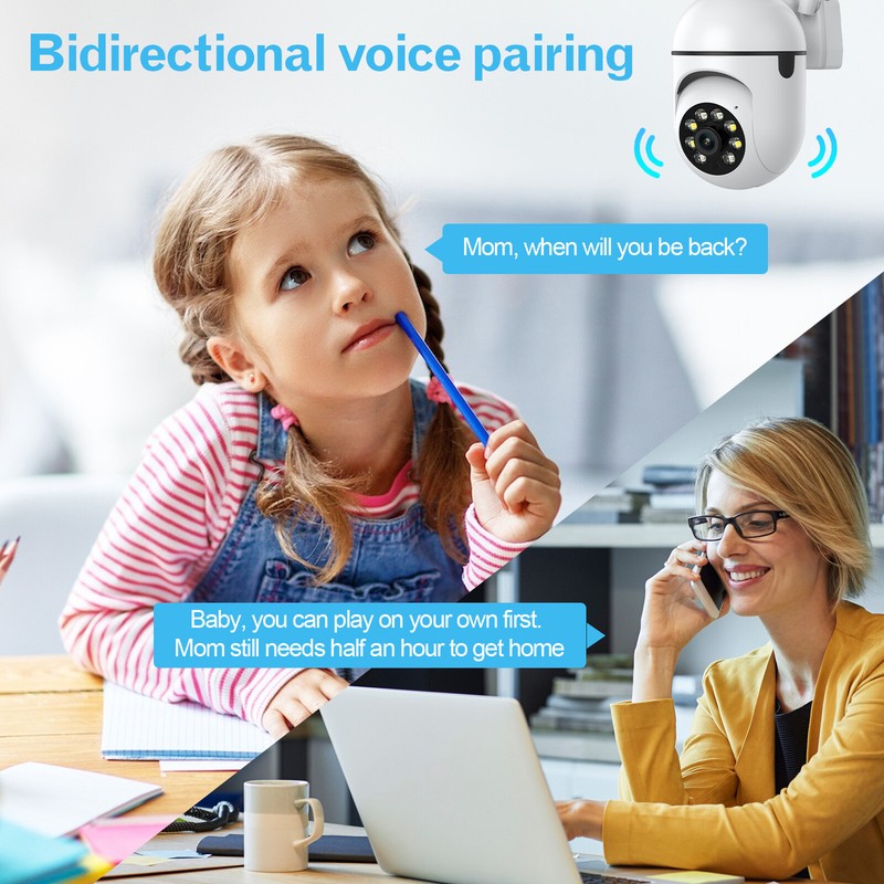 LOT 1-4 PACK 1080P Security Camera System Wireless 2.4G WiFi Camera Night Vision gallery