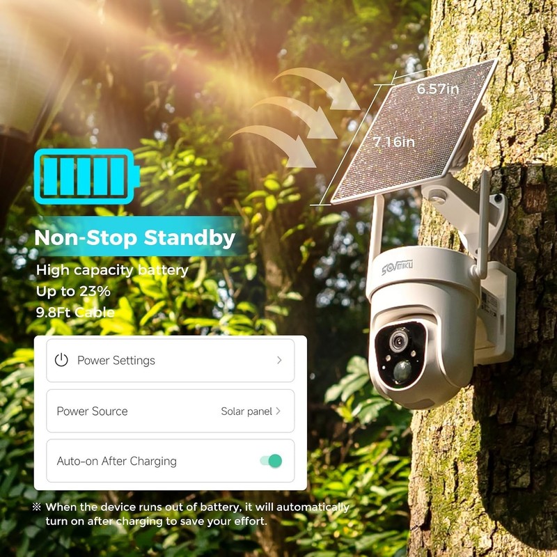 Wireless 4G LTE Outdoor Security Camera with Color Night Vision & Two-Way Audio gallery
