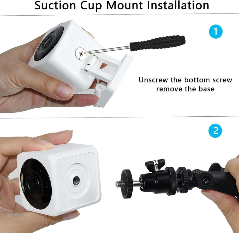 2 Pack Suction Cup Mount Compatible with Blink Outdoor 4, 3, 2K+, Blink Mini 2K+ gallery