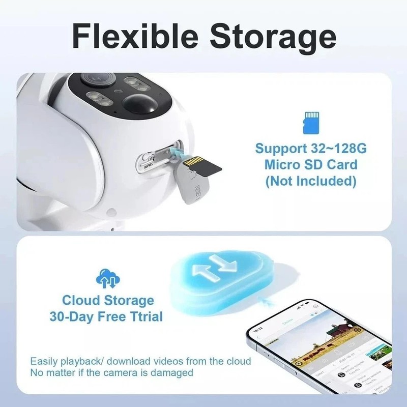 4G LTE Cellular Security Camera No Internet Needed, Solar No wifi Security Camer gallery