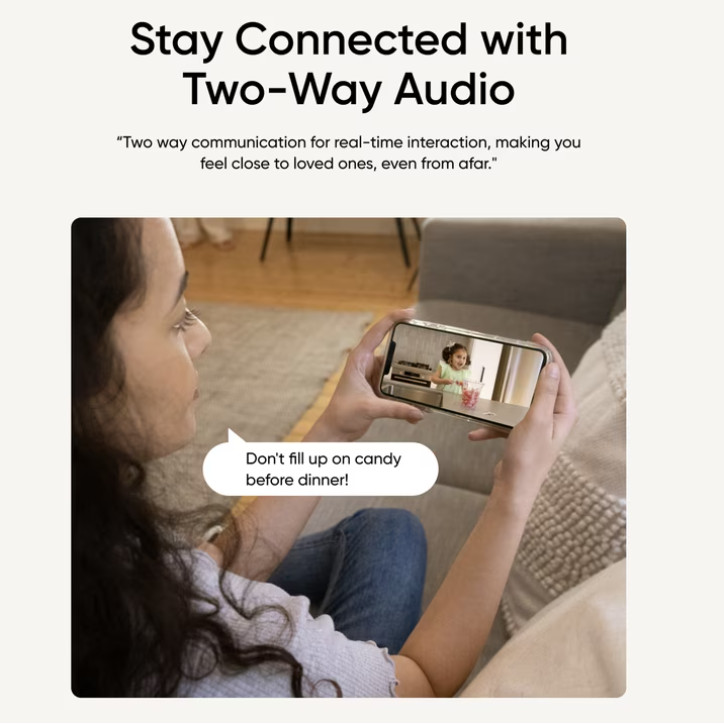 eufy Solo Indoor-Cam C220 Wired 2K Surveillance Camera, 24/7 Recording, AI Human gallery