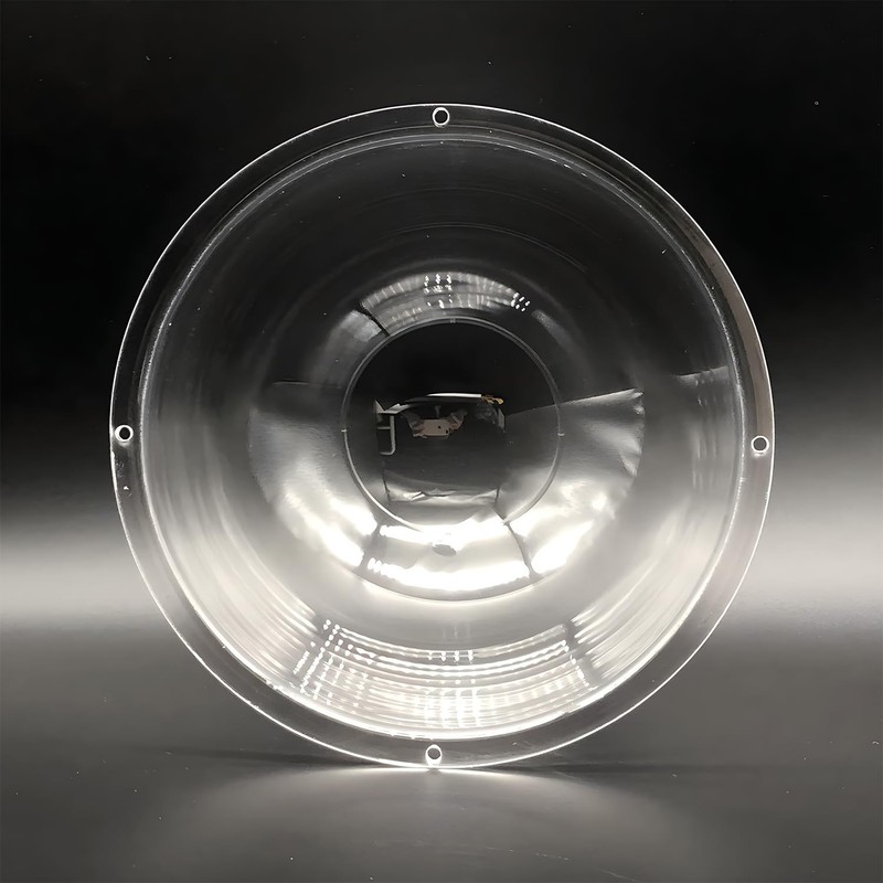 7" Clear Acrylic Dome Cover for CCTV Security Camera - 177mm x 130mm, Pre-drille gallery