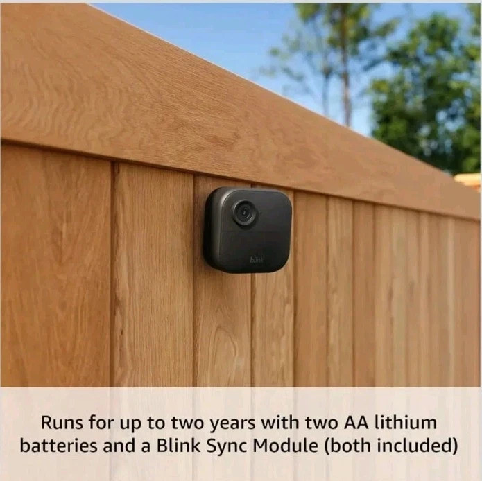 New Blink Outdoor 4 Wireless Smart 1080p HD Security Camera - 3 Camera System gallery