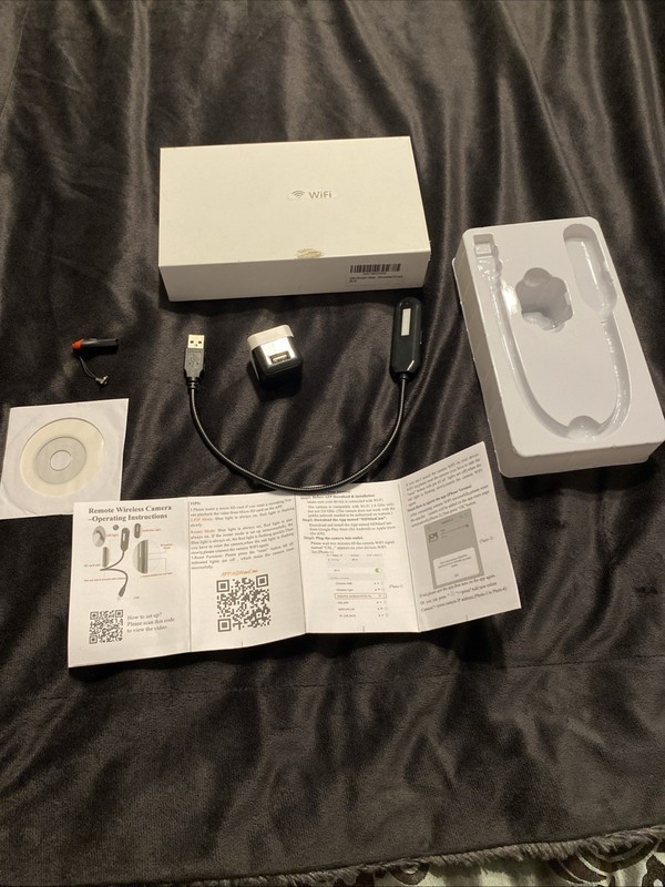 Remote Wireless WiFi Camera Kit Compact Flexible Neck For Positioning See Detail