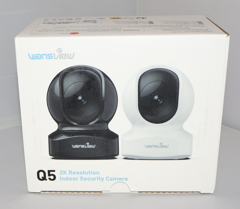 WANSVIEW Q5 Home Security Camera, Baby Camera, 2 K Wireless WiFi Camera