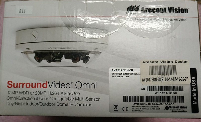 Arecont Vision AV12176DN-NL SurroundVideo