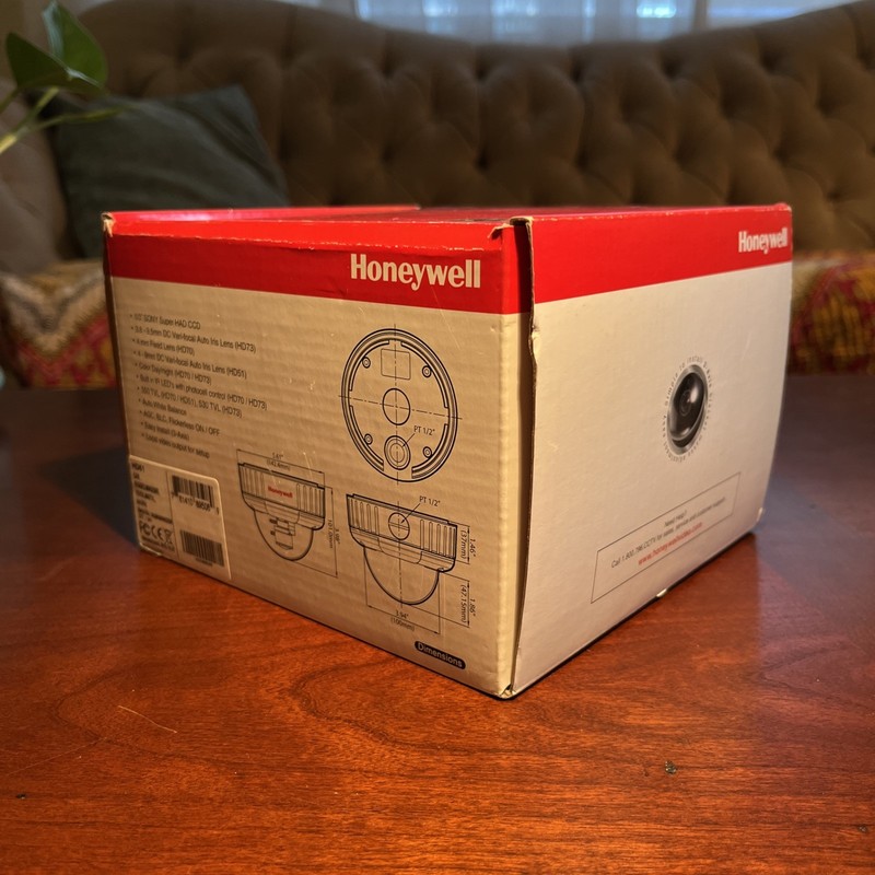 Honeywell HD51 Vandal Resistant Dome Camera Rugged Minidome White New Open Box gallery