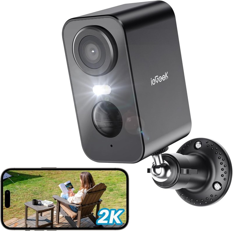 2PCS Outdoor Security Camera Wireless Home WIFi Battery CCTV System,2-Way Talk gallery