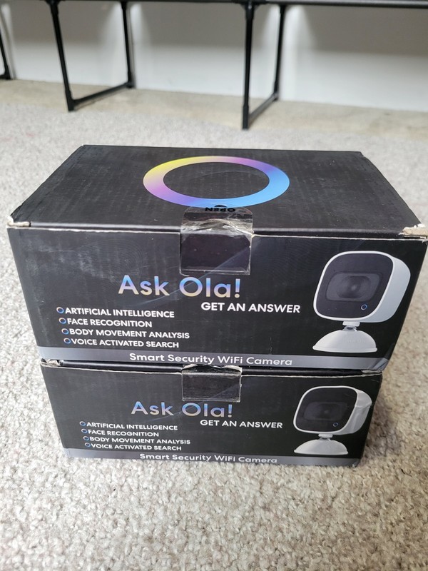 2 ASK OLA 2 Way Voice Command Smart Security Cameras